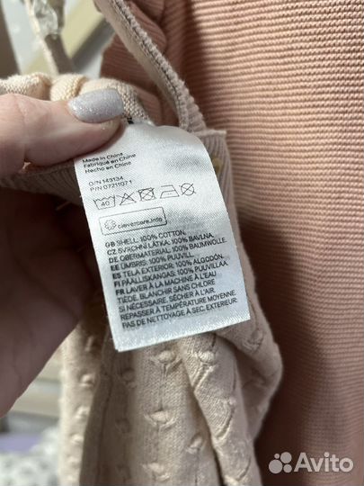 Комбинезоны H&M Organic Cotton, размер 80