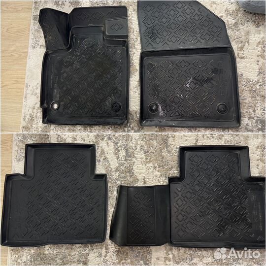 Коврики резиновые комплект exeed txl оригинал