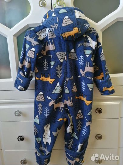 Комбинезон флисовый Crockid, размер 80