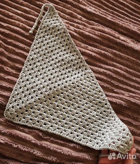 Косынка вязаная крючком