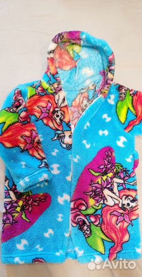 Махровый детский халат 2-3-4 года