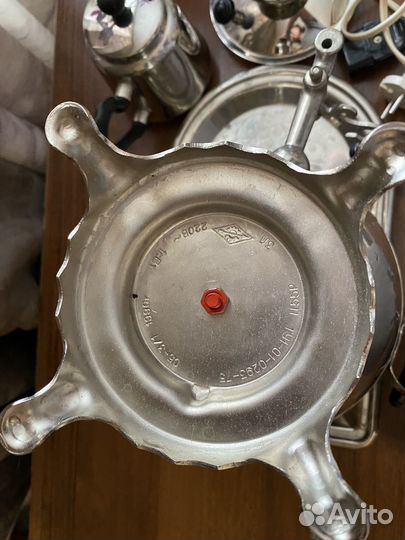 Самовар Волжанин,чайничек Кольчугино,подстаканник