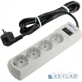 ZIS Сетевой фильтр Pilot mini 4 розетки, с заземле