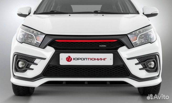 Бампер передний Юрол xmug на Лада Веста