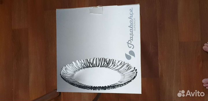 Блюдо aurora Pasabahce стекло Новое