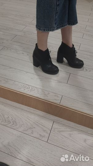 Ботильоны из натуральной кожи