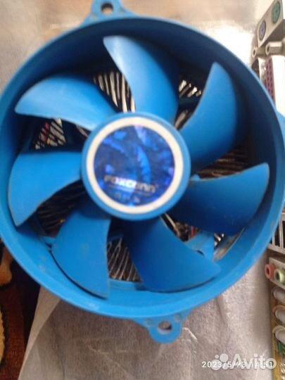 Комплект мать + проц + кулер + вебкамера