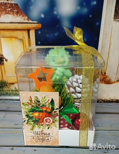 Мыло ручной работы новогоднее