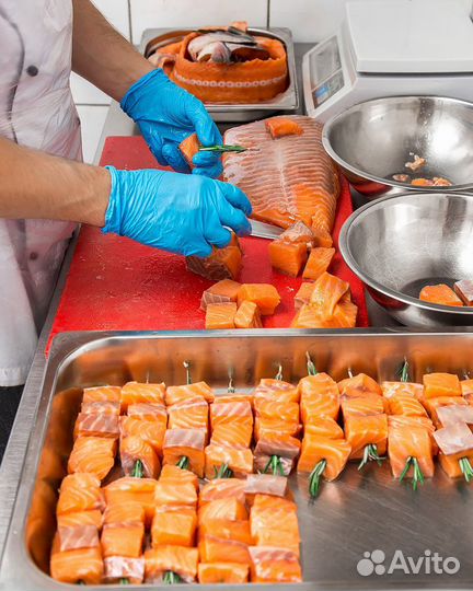 Оператор линии морепродукты. Вахта 20 смен питание