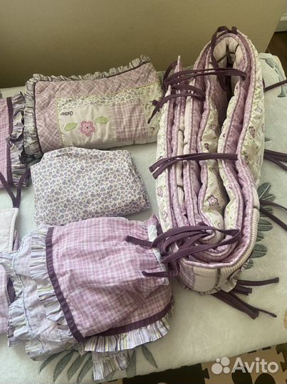 Комплект в кроватку, постельное белье из Америки