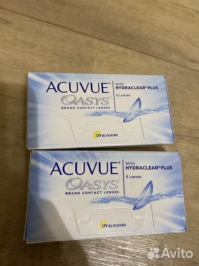 Линзы контактные acuvue
