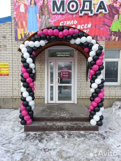 Оформление открытия воздушными шарами