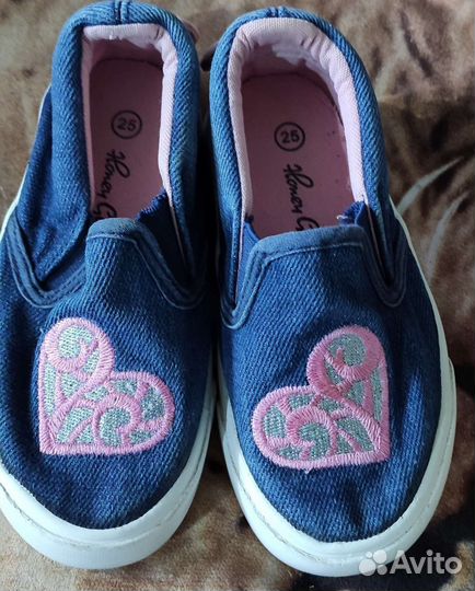 Слипоны для девочки 25 размер