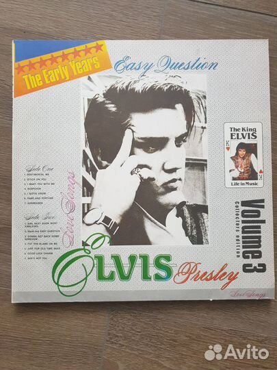 Виниловые пластинки Элвис Пресли 10 шт