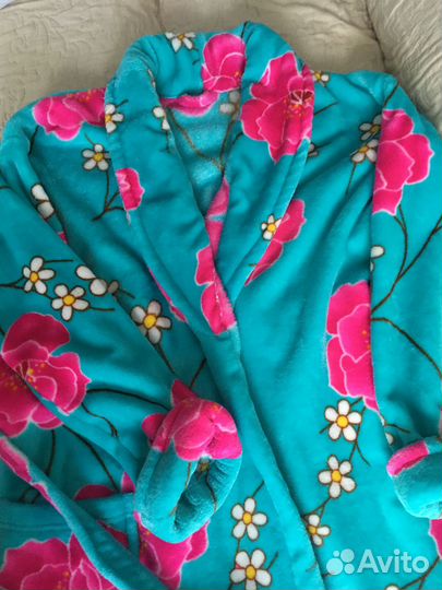 Махровый тёплый банный халат