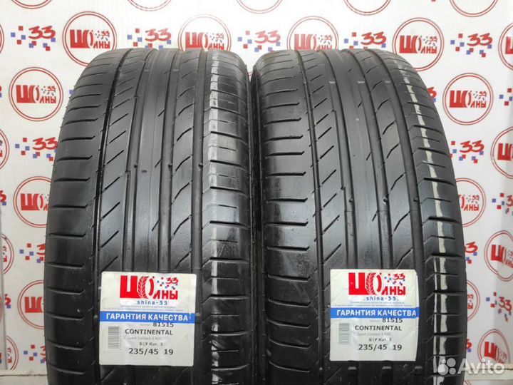 Continental ContiSportContact 5 235/45 R19