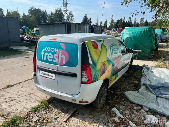 LADA Largus 1.6 МТ, 2021, битый, 154 168 км