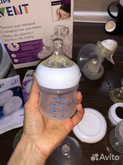 Ручной avent+бутылки