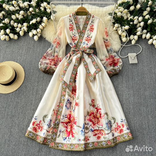 Роскошное платье zimmermann 2 цвета на запах