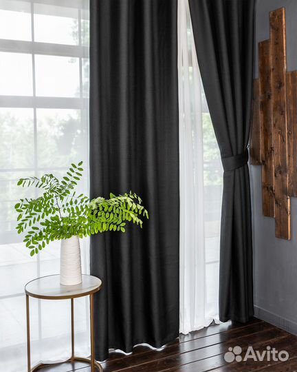Шторы Орфей черный