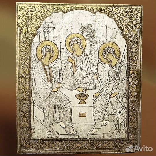 Икона Троица Андрея Рублева