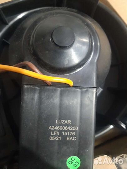 Мотор отопителя Mercedes w176