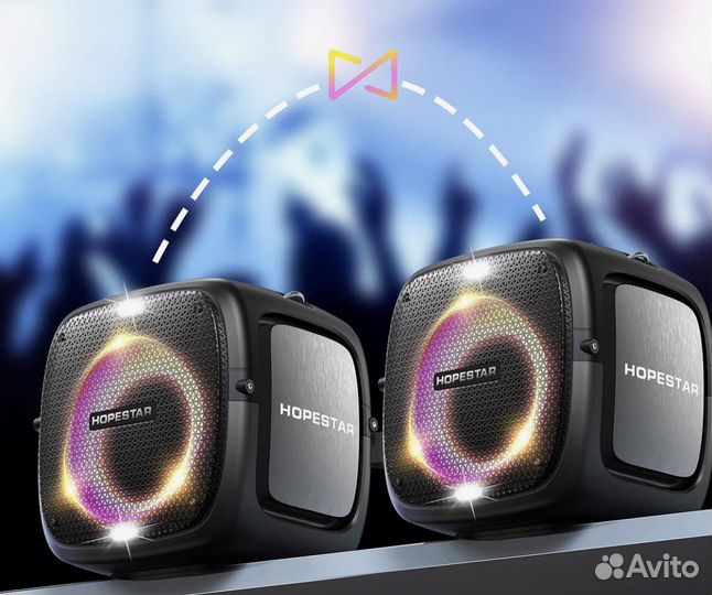 Колонка Hopestar Party One 80 Вт (салатовая)