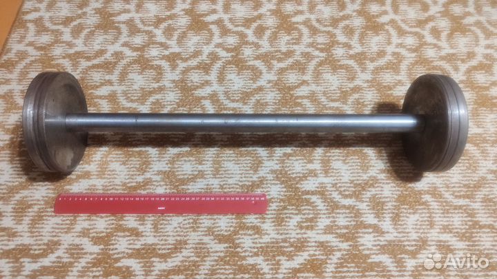 Штанга с блинами