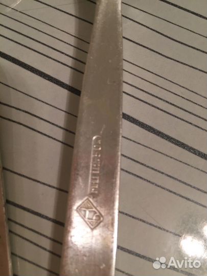 Мельхиоровые ложки столовые СССР