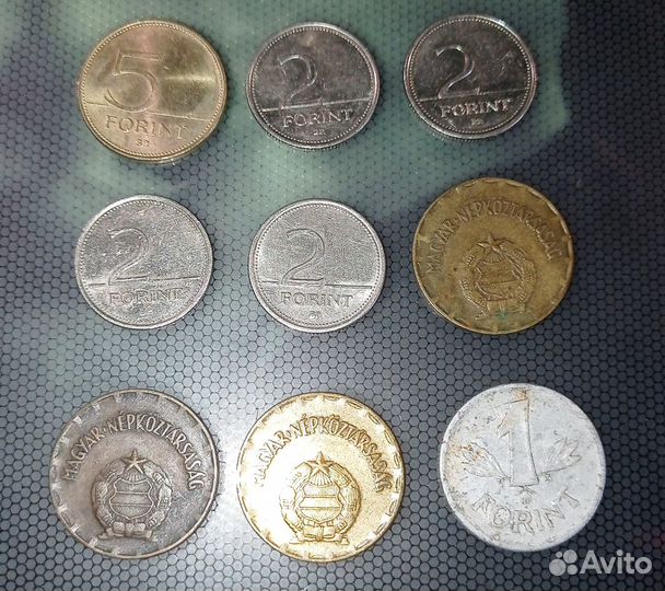 Монеты Венгрии, Польши, СССР, Украины, Франции