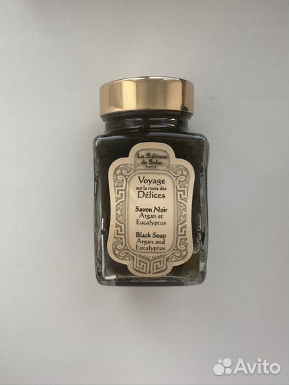 LA sultane DE saba черное мыло для тела и лица