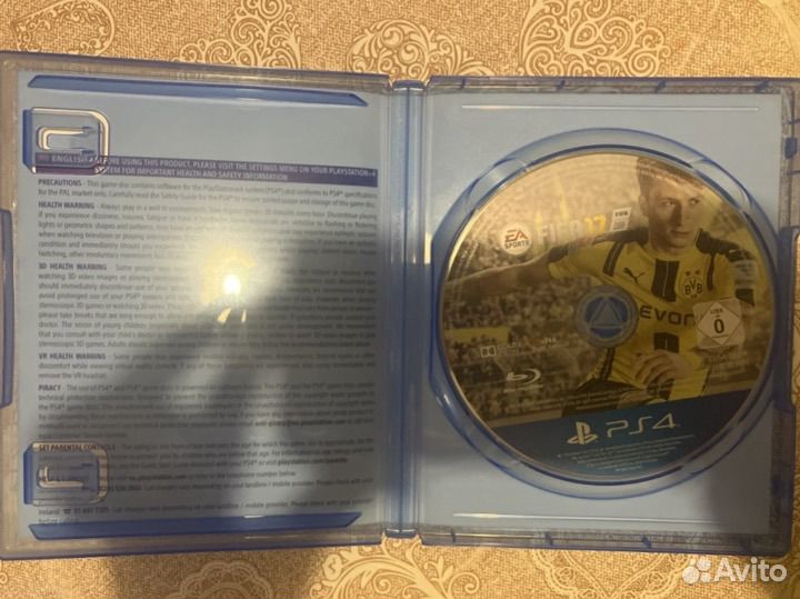 Fifa 17 ps4 диск