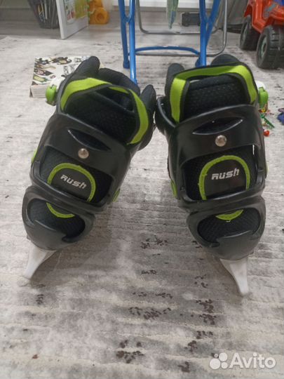 Коньки детские раздвижные 33 36