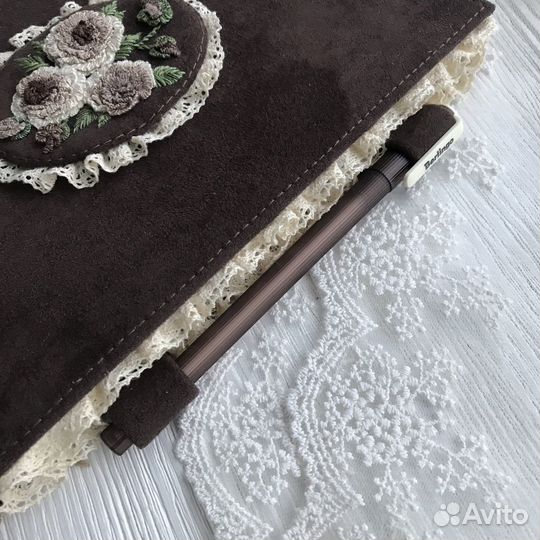 Бохо блокнот/ записная книжка с вышивкой