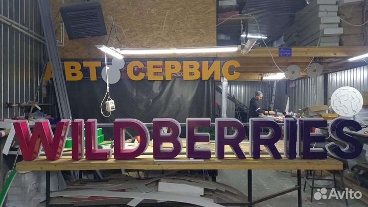 Рекламная вывеска