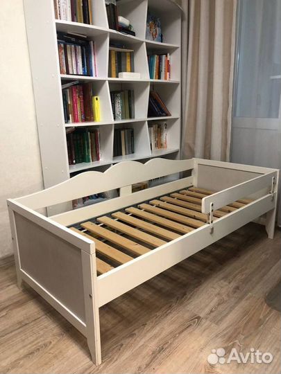 Детская кровать IKEA Hensvik лексвик 70 160, белая