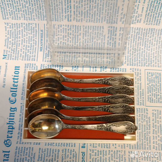 Кофейные ложки мельхиор СССР