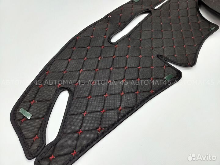 Накидка на панель ваз 2110-2112 европанель экокожа