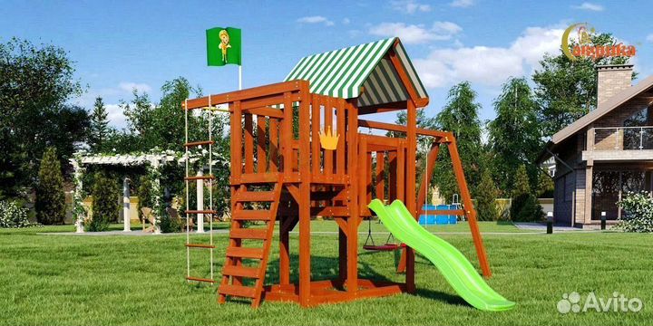 Детский уличный спортивный комплекс для дачи