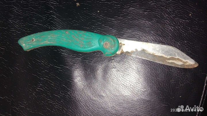 Нож складной ссср,попугай