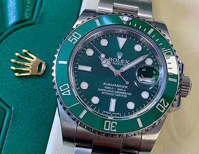 Часы rolex submariner Hulk. Часы мужские