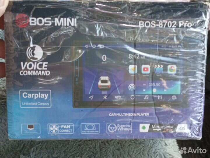 Магнитола 2 din android 7 дюймов bos mini