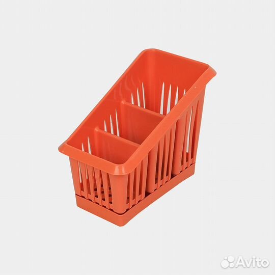 Сушилка д/столовых приборов 3-х секц. лилия кориц