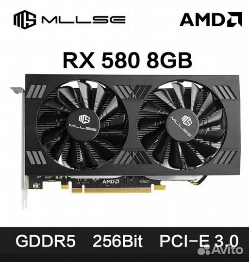 Видеокарта rx580 8gb