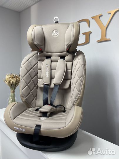 Детское автокресло от 0 до 36 кг поворотное isofix