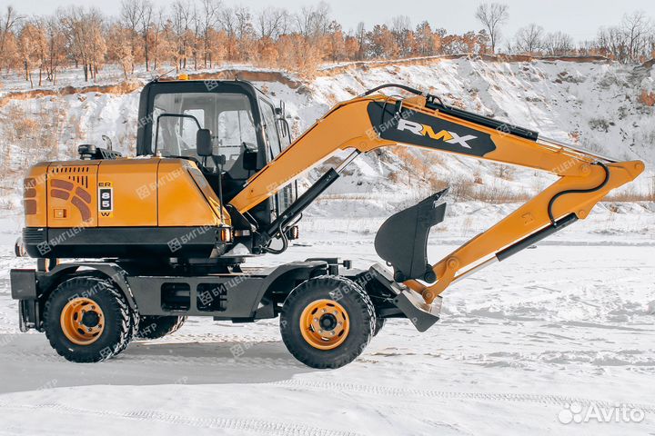 Колёсный экскаватор Runmax ER85W, 2024