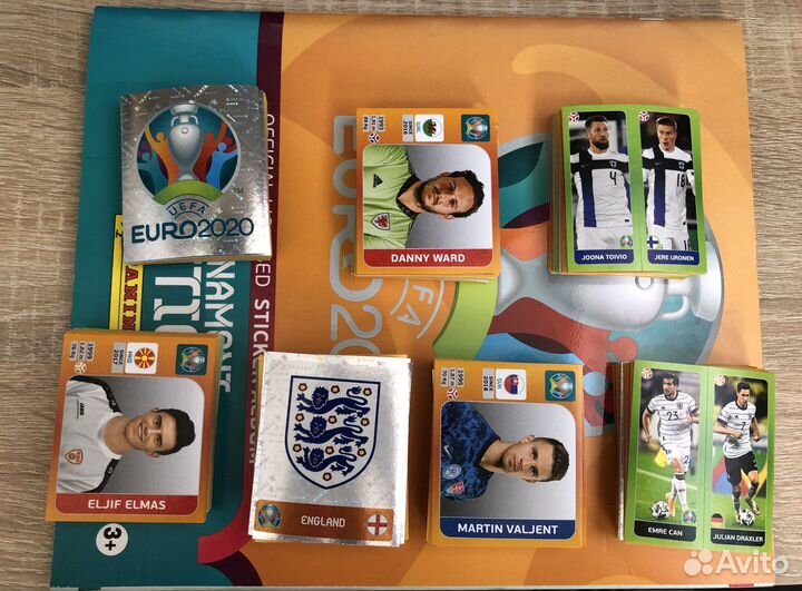 Наклейки panini Евро 2020 tournament edition