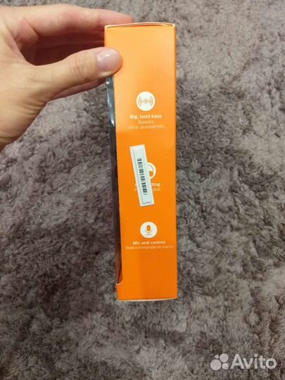 Наушники Philips Bass+ On-ear новые