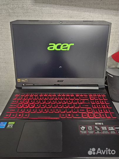 Игровой ноутбук Acer i5-11400H + RTX 3050Ti 4Gb