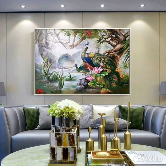 Интерьерная картина маслом примерка в ваш интерьер